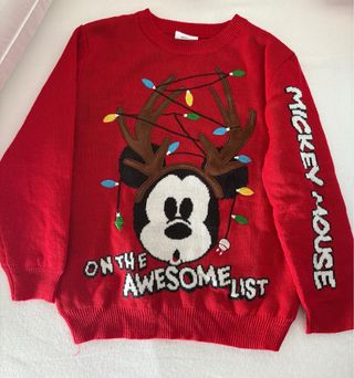 Jersey Navidad Mickey Mouse Disney Talla Única