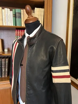 Giacca Biker Vintage55 in pelle Easy Rider M/L