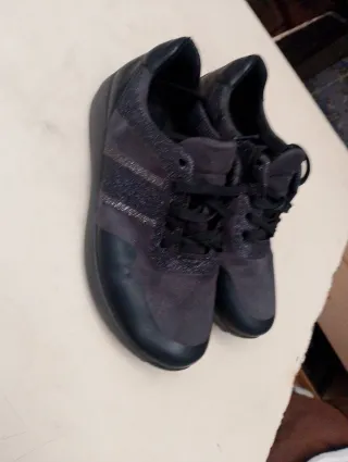 Zapatillas HIGH SOFT mujer talla 36 negras/grises