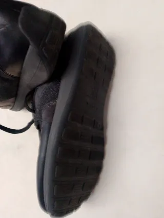 Zapatillas HIGH SOFT mujer talla 36 negras/grises