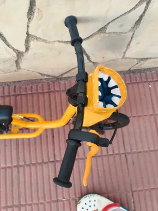 Bicicleta niño sin pedales con freno,sin bolsita