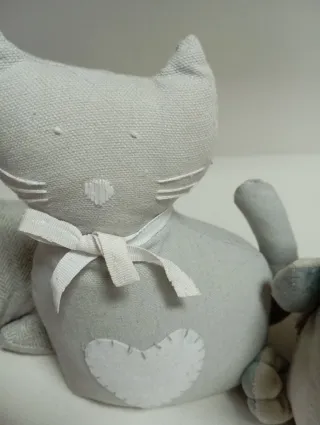 3 topes de puerta animales peluche