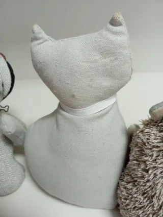 3 topes de puerta animales peluche