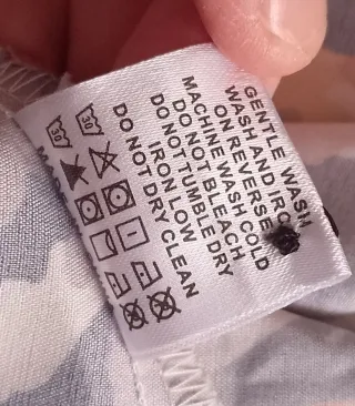 Vestido largo raso estampado