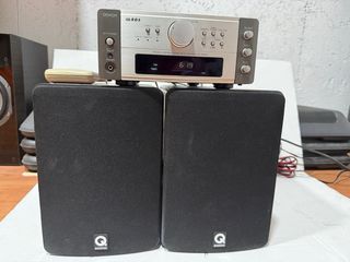 Amplificador Denon y Altavoces Q Acoustics