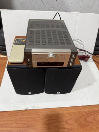 Amplificador Denon y Altavoces Q Acoustics