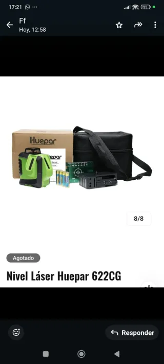 Nivel Láser Huepar 622CG