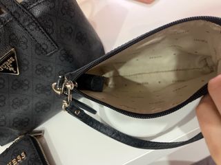Bolso Guess Negro Casi Nuevo