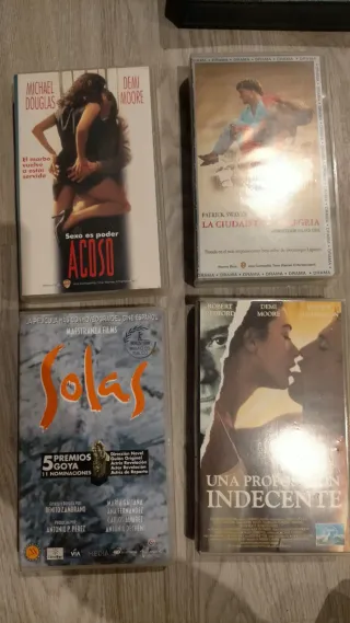 Lote 4 Películas VHS Drama/Thriller