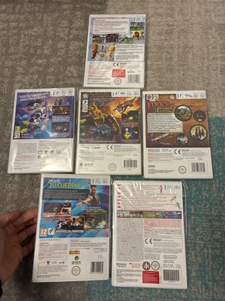 Lote 6 Videojuegos Nintendo Wii