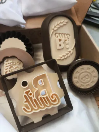 Moldes para galletas con letras y espigas