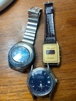 Lote 3 orologi da riparare