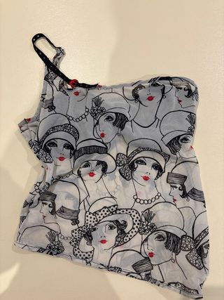 Corpiño Estampado Mujeres Vintage