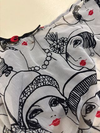 Corpiño Estampado Mujeres Vintage