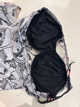 Corpiño Estampado Mujeres Vintage