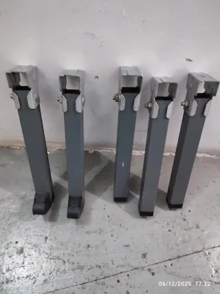 Juego 5 Patas Somier Metálicas