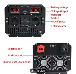 Inversor Onda Pura 3000W/6000W DC 12V