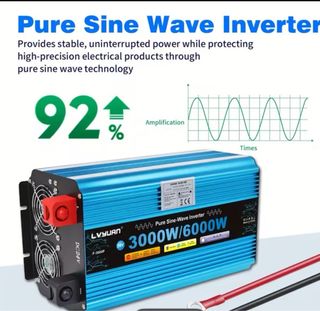 Inversor Onda Pura 3000W/6000W DC 12V