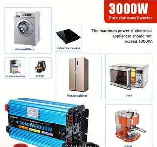 Inversor Onda Pura 3000W/6000W DC 12V
