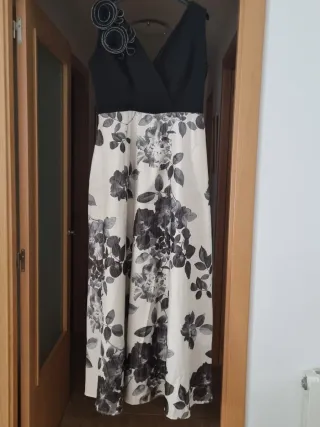 Vestido largo fiesta floral