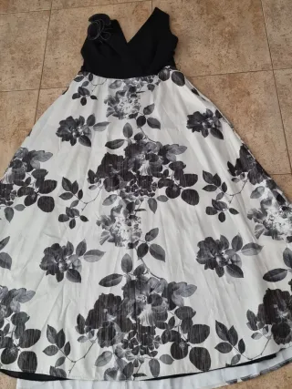 Vestido largo fiesta floral