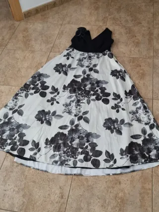 Vestido largo fiesta floral