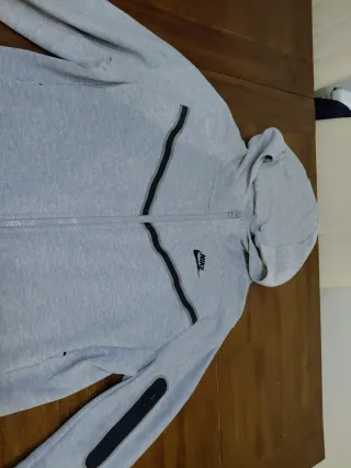 Sudadera Nike Gris con Cremallera