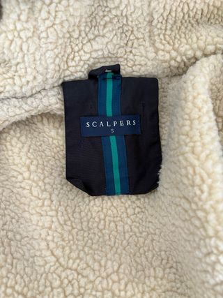 Parka azul marino Scalpers