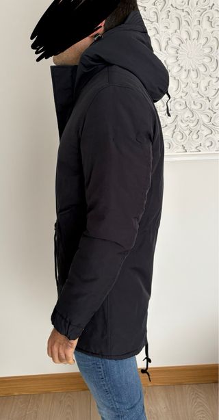 Parka azul marino Scalpers