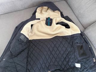Parka azul marino Scalpers