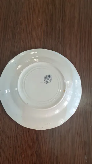 Plato postre La Cartuja de Sevilla Pickman Vistas