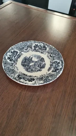 Plato postre La Cartuja de Sevilla Pickman Vistas