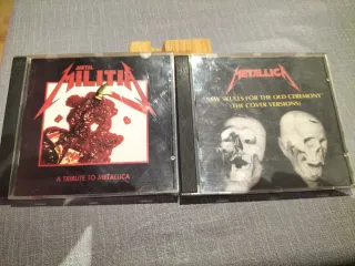 Lote 2 CDs Tributo Metallica