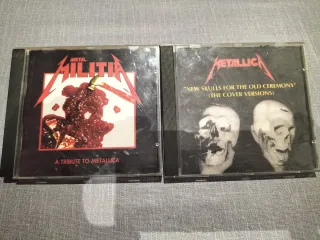Lote 2 CDs Tributo Metallica