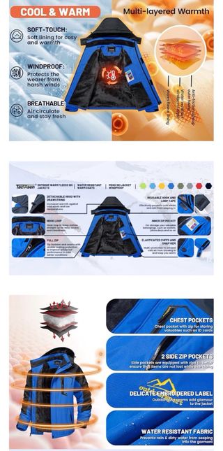 Chaqueta Montaña interior Polar Cálido