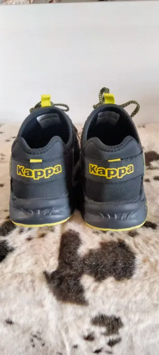 Zapatillas Kappa Negras/ Amarillas Talla 39 bambas
