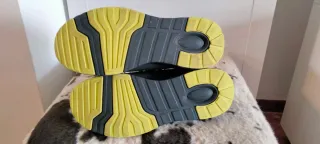 Zapatillas Kappa Negras/ Amarillas Talla 39 bambas