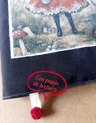 Funda de libro Caperucita Roja
