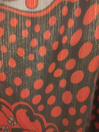 Vestido Bituzik Negro/Rojo talla grande: M