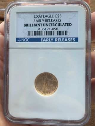 1/10 Onza Oro Águila Americana 2008