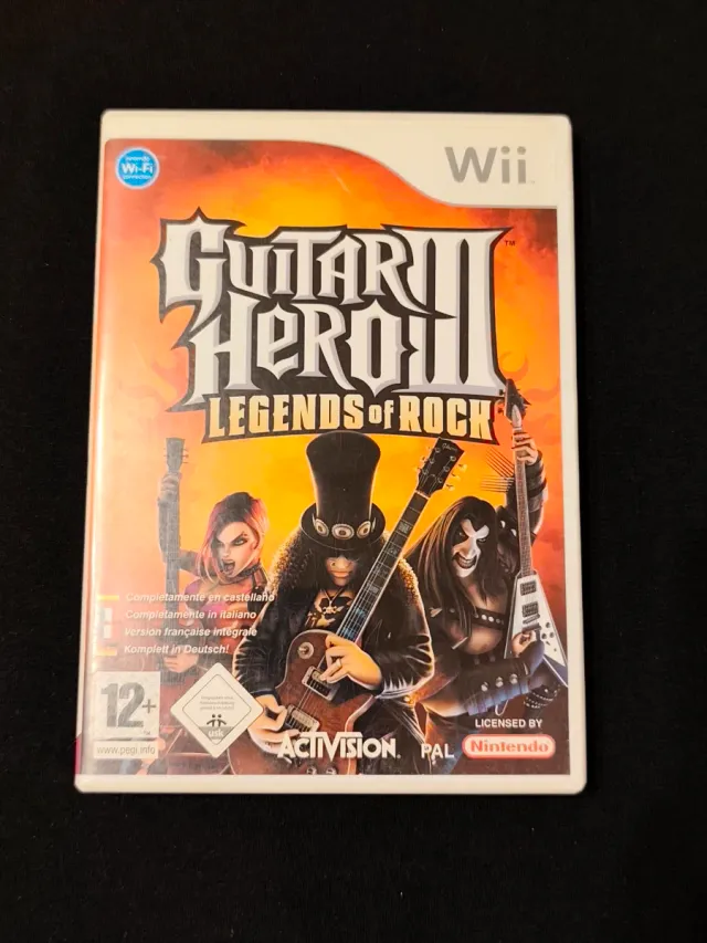 Guitar Hero III Legends of Rock. Wii.