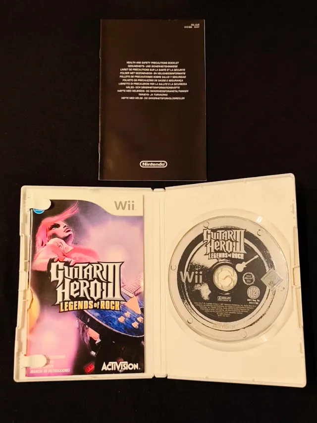 Guitar Hero III Legends of Rock. Wii.