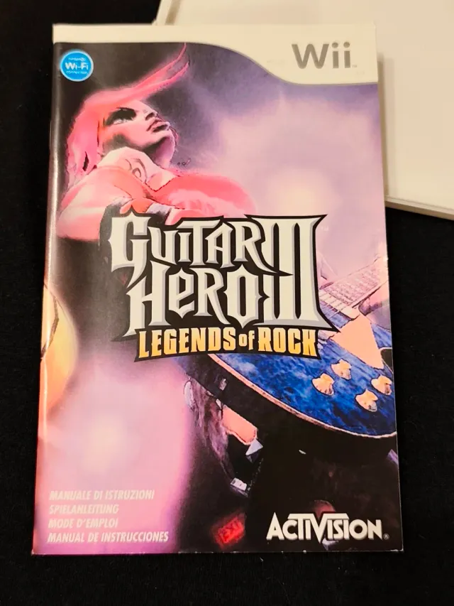 Guitar Hero III Legends of Rock. Wii.