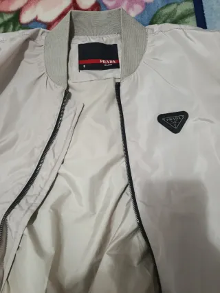 Chaqueta Prada Beige Hombre