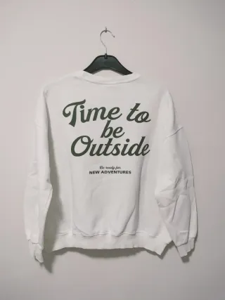 Sudadera gráfica Time to be Outside