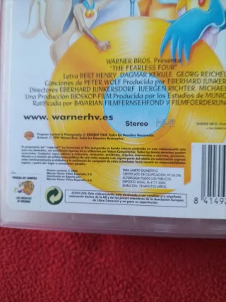 Cinta VHS Los Músicos de Bremen