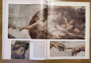 LIFE. January 2, 1950. Michelangelo's Sistine ceil