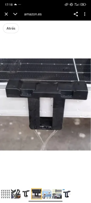 60 Hebillas Drenaje Panel Solar Fotovoltaico