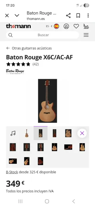 Guitarra Acústica calidad