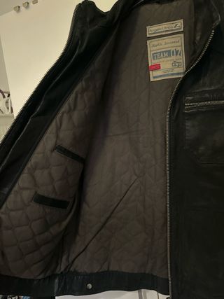 Chaqueta Piel Angelo Litrico Negra